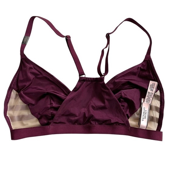 Victoria’s Secret Satin Front Close Racerback Bralette S - Picture 2 of 7